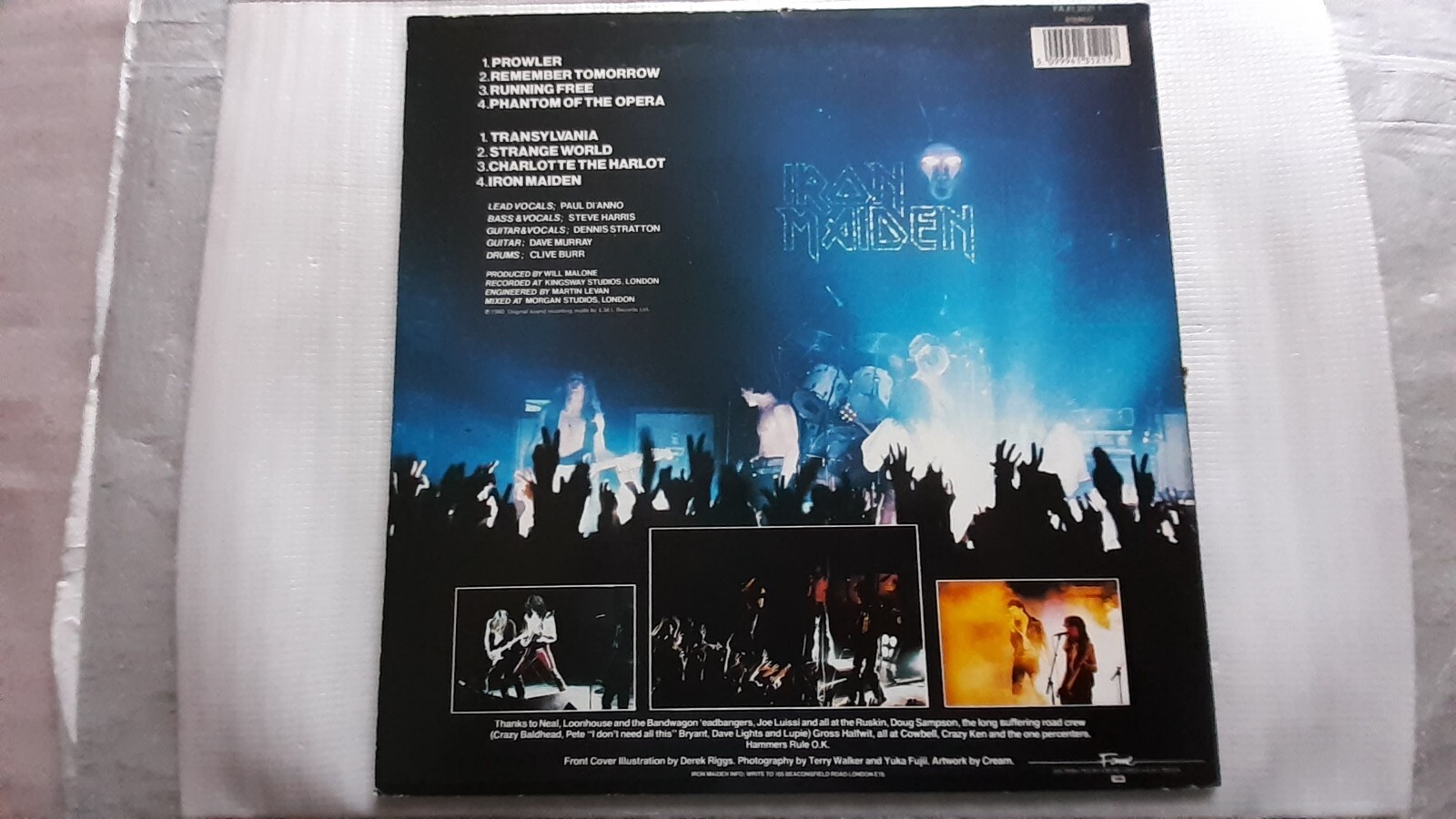 IRON MAIDEN "IRON MAIDEN" VINYL LP RECORDS eBay