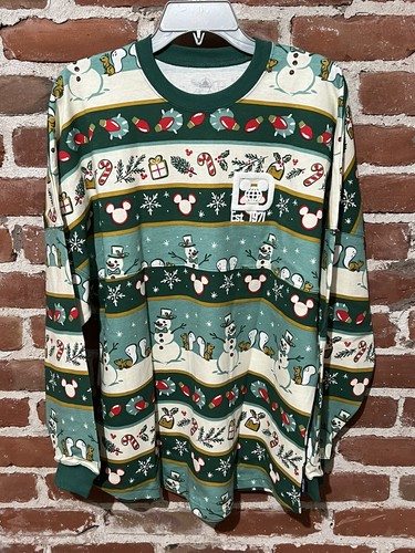 New Green Adult Walt Disney World Holiday Spirit Jersey Mickey Mouse Christmas - Picture 4 of 8