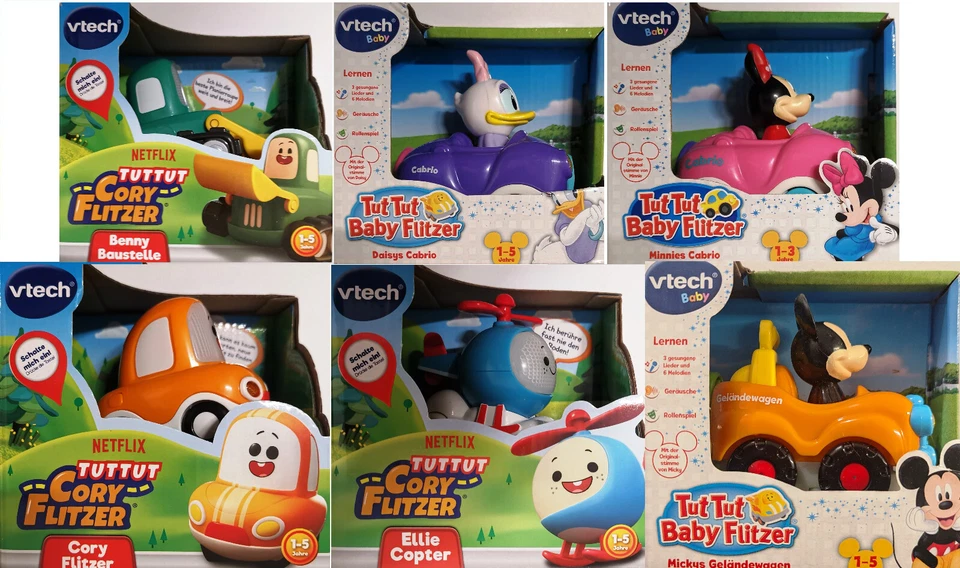 VTECH TUT TUT BABY FLITZER Daisy / Minnie / Cory / Freddie / Elli / Benny