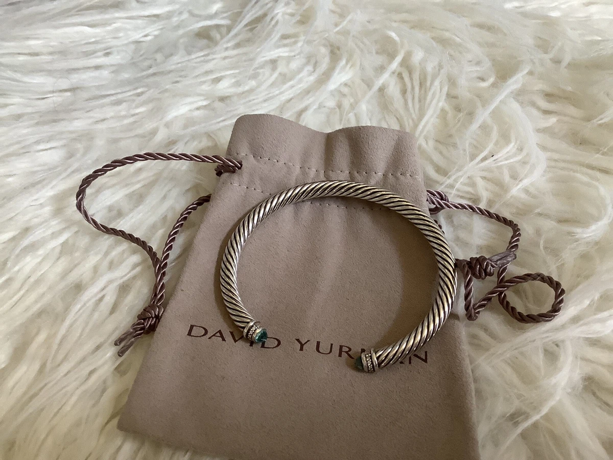 David yurman 5mm deals blue topaz cable bracelet