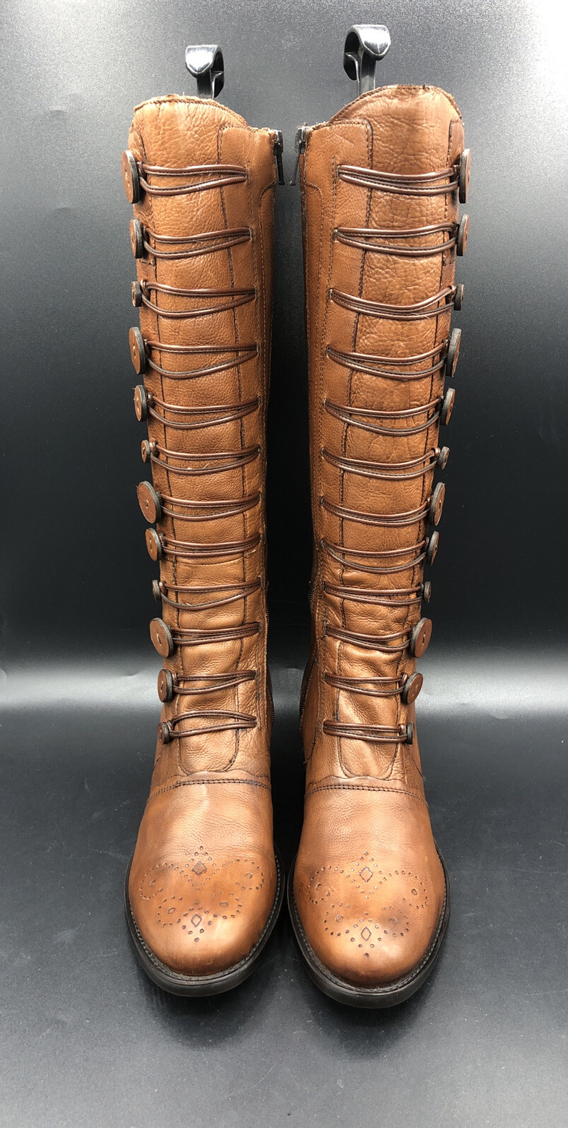 DUNE Pixie D Button Detail Knee High 