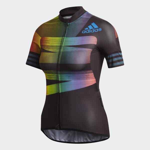 adidas Womens Adistar Pride Cycling Jersey Size Small LGBTQ Multi ... adidas Womens Adistar Pride Cycling Jersey Size Small LGBTQ Multi ...