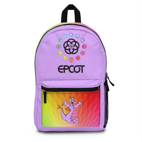Disney Epcot Figment Backpack, Disney Backpack