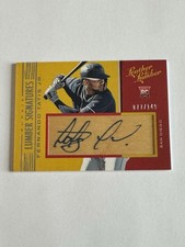2019 Panini Leather & Lumber Fernando Tatis Jr Lumber Signatures RC Auto 77/149