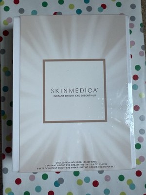 SkinMedica Instant Bright Eye Essentials Set:Eye Cream + Eye Masks + Sleep Mask
