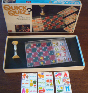 QUICK QUIZ?  BOARD GAME 1978 S & R -COMPLETE Who can write the most answer/2 min