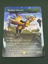 Paradise Chocobo - Birds of Paradise (Borderless) Commander: Final Fantasy Foil
