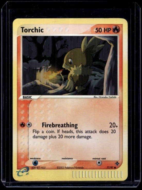 Pokemon TCG Torchic 77/97 Dragon Reverse Holo NM