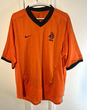 Vintage Nike Netherlands Holland Soccer Jersey L Gilchrist #14 KNVB Oranje