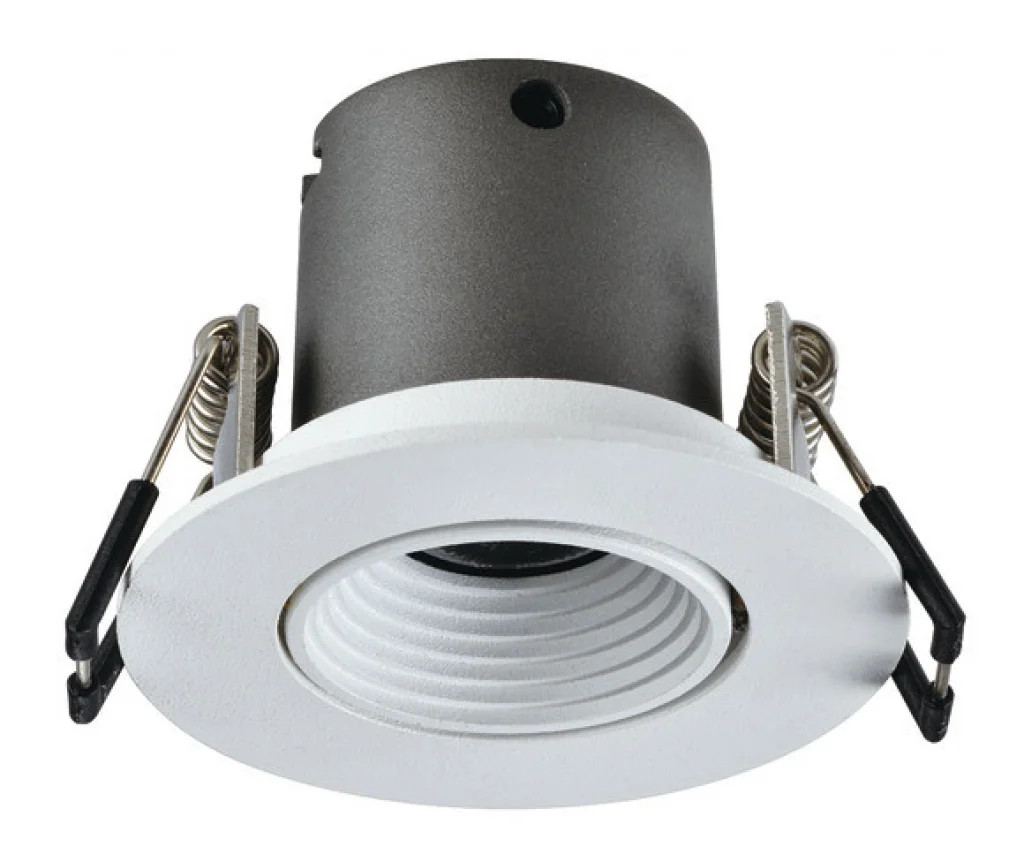 Downlight White Lux Mini Tilt 3.3w LED Matt IP20 4000K 170lm Integral ILDL50J007