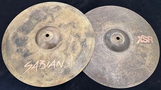 14" SABIAN XSR MONARCH HI HAT CYMBALS PERFECT