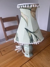 Dorma Green Floral  Table / Bedside lamp Vintage