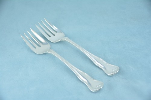2 Tiffany & Co Provence Sterling Silver 6-3/4" Salad Fork No Monogram
