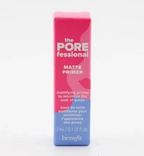 Benefit The POREfessional Matte Primer 3mL / 0.1 fl oz | Oil Control | NEW 