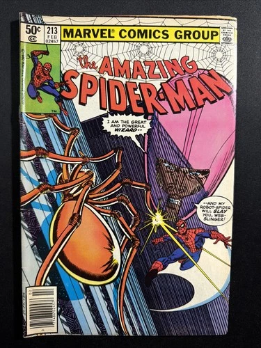 Amazing Spider-Man #213 1981 Marvel Comics Bronze Age 1st Print VG