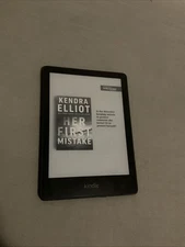 Black Kindle ebook Reader 16GB WI-FI operated screen size 6.8 in