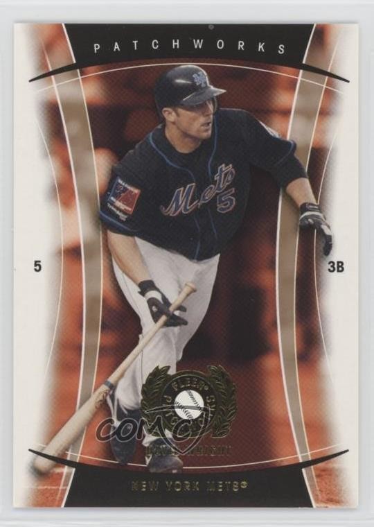 2005 Fleer Patchworks 109/499 David Wright #77 oh4