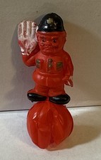 c. 1930's Japan Celluloid Policeman Cop Doll Toy Figure Candy Container RARE 