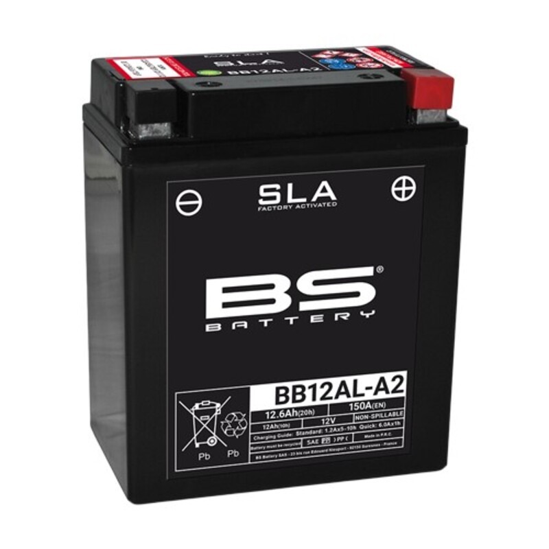 Batterie BB12AL-A2 BS BATTERY SLA résout les pannes de démarrage hivernales sans entretien