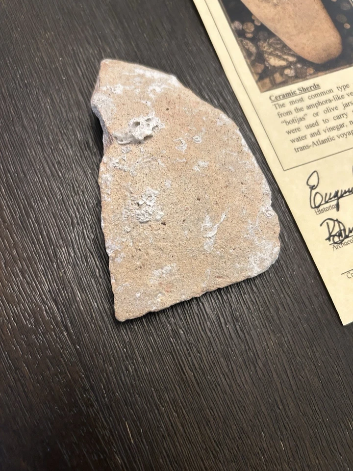 Atocha Shipwreck Pottery with COA - Image 3 of 4