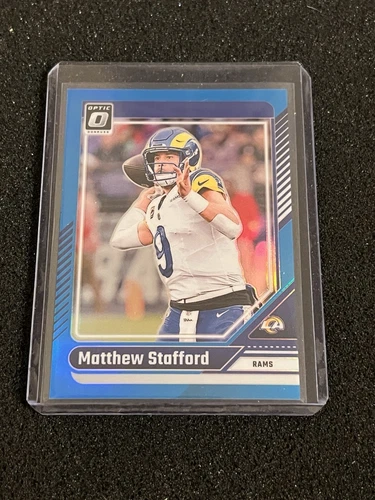 Matthew Stafford 2024 Panini Donruss Optic Aqua Prizm #d /299 Rams #113