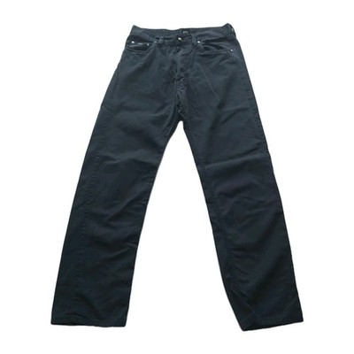 Hugo Boss Herren Hose W30 L30 Scout Mid Gabardine Luxus Baumwolle Reg Straight
