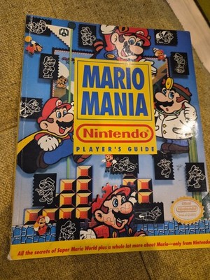 Mario Mania Super Mario World Nintendo Player's Strategy Guide W/ Fold Outs