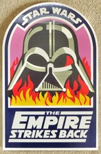 Star Wars Regal Robot "darth Vader In Flames" Wood Art Plaque 16" (2020) Rare