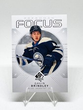 2024-25 SP Authentic Gavin Brindley RC #FF-24 Freshman Focus Blue Jackets to Avs