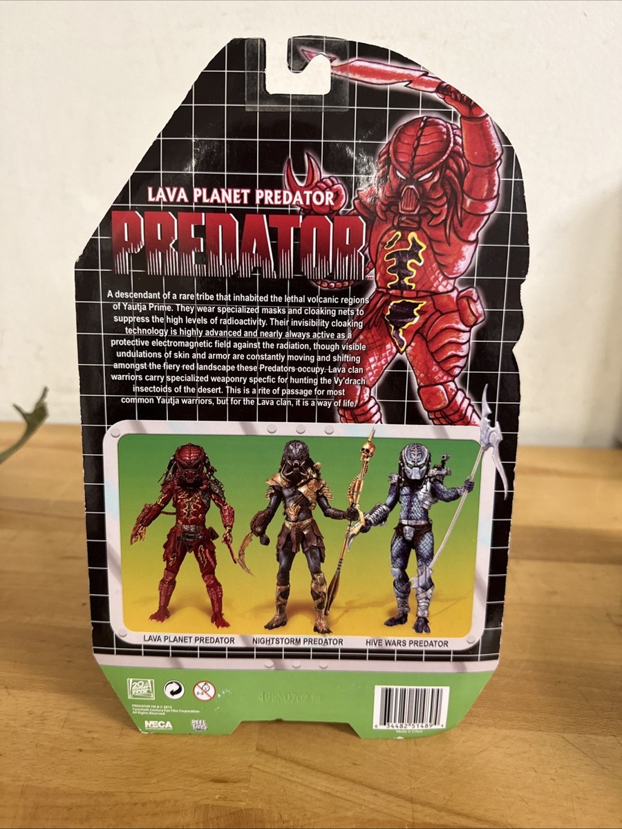 VINTAGE PREDATOR LAVA PLANET PREDATOR AUTHENTIC NECA - NEW IN