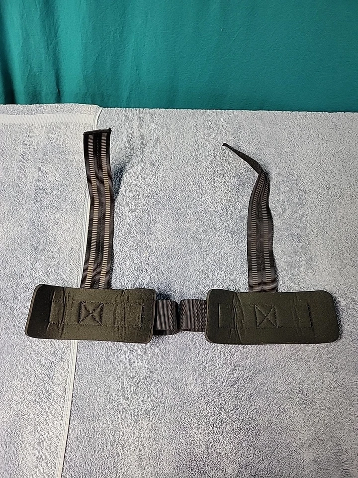 Nuevas correas de elevación profesionales de agarre grande sin deslizamiento para tirar de estante.  Se adapta a la mayoría de las tallas. Foto 4 de 4