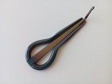 Jaw harp - Sage, forged, blued. Bass sound. Keys: A 1 - C2.