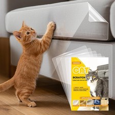 12PCS Anti Cat Scratch Furniture Protector, Single Sided Couch Protector from...