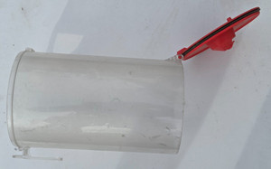 Original Dyson DC07 Abfalleimer Baugruppe Staubsauger Staubfänger Rot