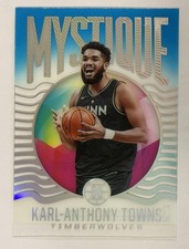 Karl-Anthony Towns 2020-21 Panini Illusions Mystique Sapphire #12 - Timberwolves