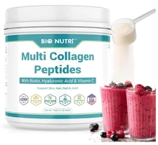 Collagen Peptides - Multi Collagen Peptides with 5 Types - Hydrolyzed Collagen P
