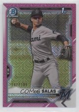 2021 Bowman Chrome Prospects Mega Box Pink Mojo Refractor /199 Jose Salas 0fz3