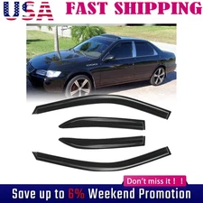 For 1997-2001 Toyota Camry Sedan JDM Mugen Style Window Visor Vent Rain Guards