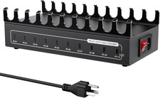 200W Charging Station for Multiple Devices, 10 Ports USB C Fast Charger Station,