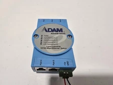 Advantech ADAM-6520 5-Port Industrial Ethernet Switch 10/100Mbps RJ-45 10-30VDC