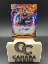 2024-25 Topps Chrome Sapphire Jalen Bridges /25 Certified Rookie Auto Orange RC