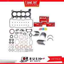 12-22 Engine Full Gasket Set Bearing Rings For Honda Civic 1.8l Sohc Dnj Rrk246b