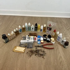 Large Lot of Instrument Oils Yamaha Roto Valve Slide Key Repair Tools Parts