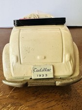 Vtg Bandai Tin Toy 1933 Cadillac Convertible Car Friction Motor Japan Nice 6