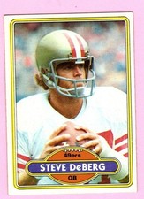 1980 Topps Steve DeBerg #245 San Francisco 49'ers