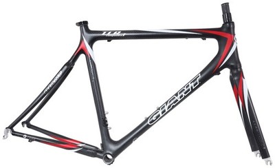 Giant TCR 1 Composite Carbon Road Bike Frameset LG Black 700c Rim