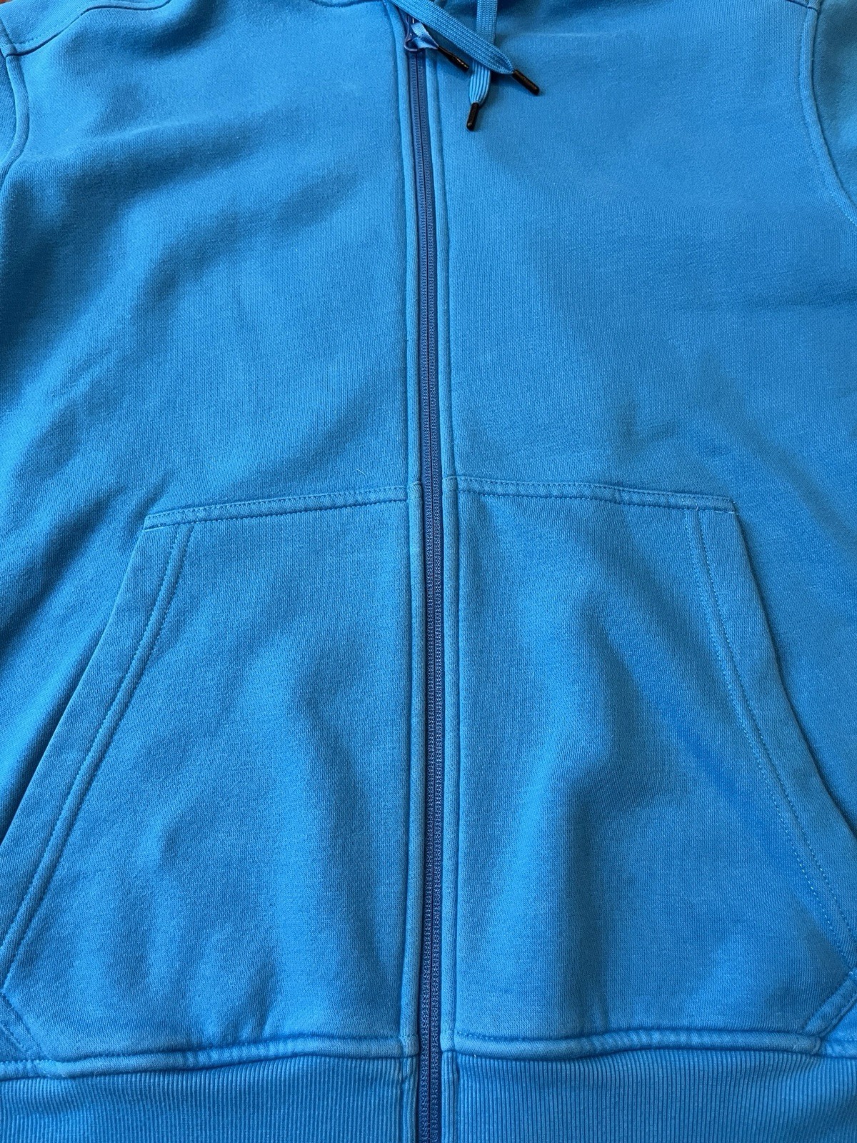 ARC'TERYX Arcteryx Felpa con Cappuccio Full Zip Giacca Donna Taglia Large Blu Ricamata