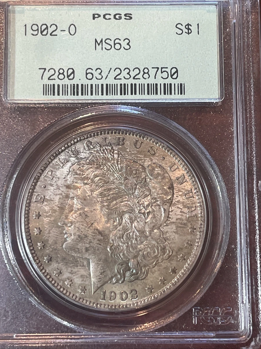MS 63 Graded 1902 Year Morgan US Dollars (1878-1921) for sale | eBay