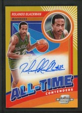 2023-24 ROLANDO BLACKMAN 01/10 AUTO PANINI CONTENDERS OPTIC GOLD ALL TIME