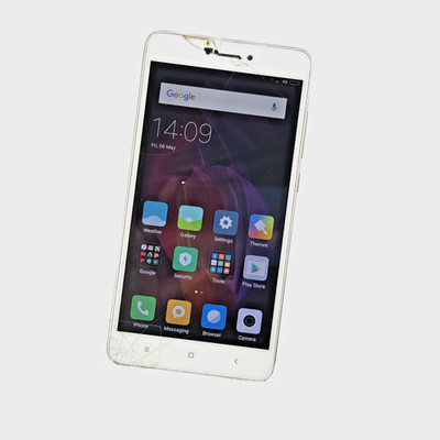 Xiaomi Redmi 4 Gold 64GB Android 7 Smashed Screen funktioniert einwandfrei 357